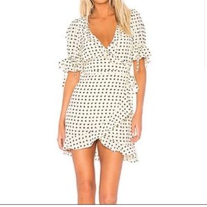 For love and lemons wrap dress xs